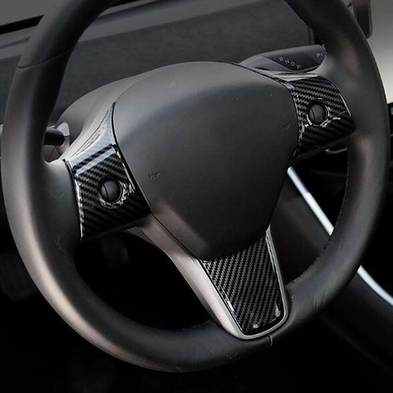 Tesla Steering Wheel Trim Set